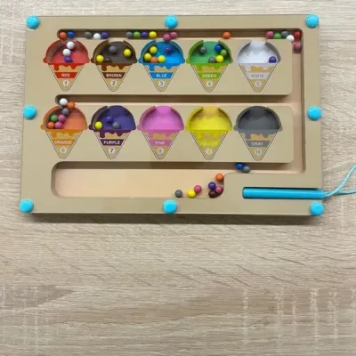 Magnétique coloré jeux de classification